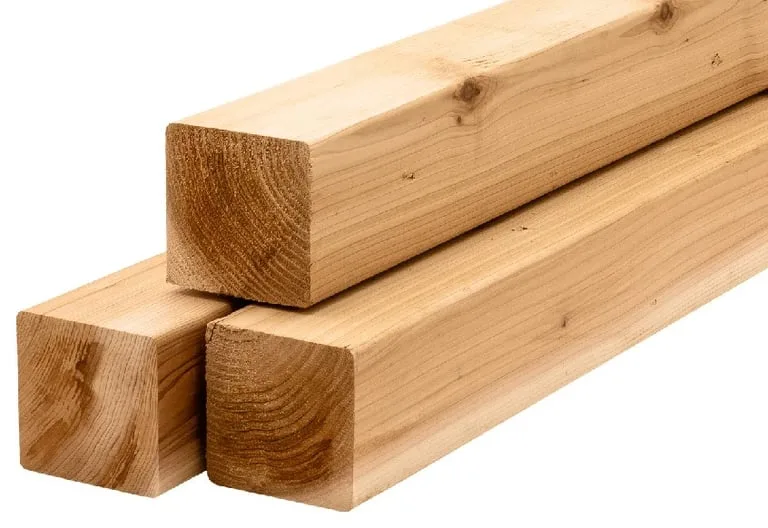 Premium milled cedar timber