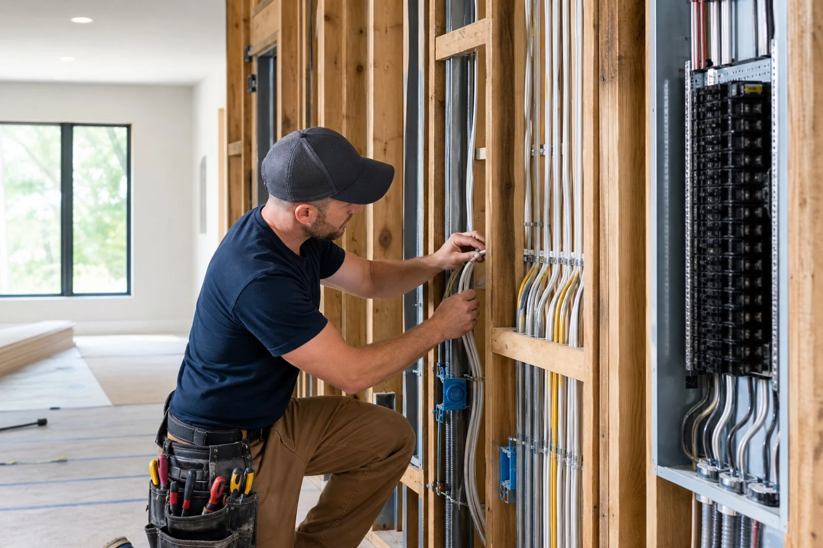 Whole-house electrical rewire