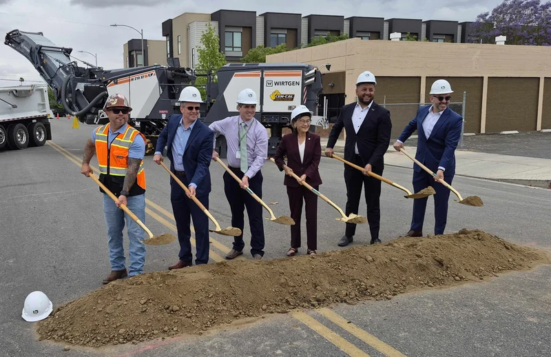 Bakersfield public works corridor groundbreaking