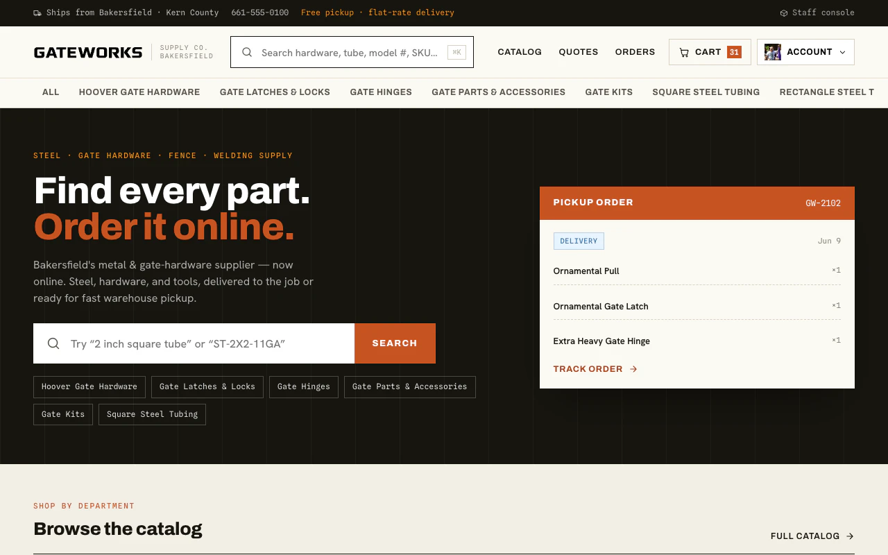 Gateworks commerce and operations system