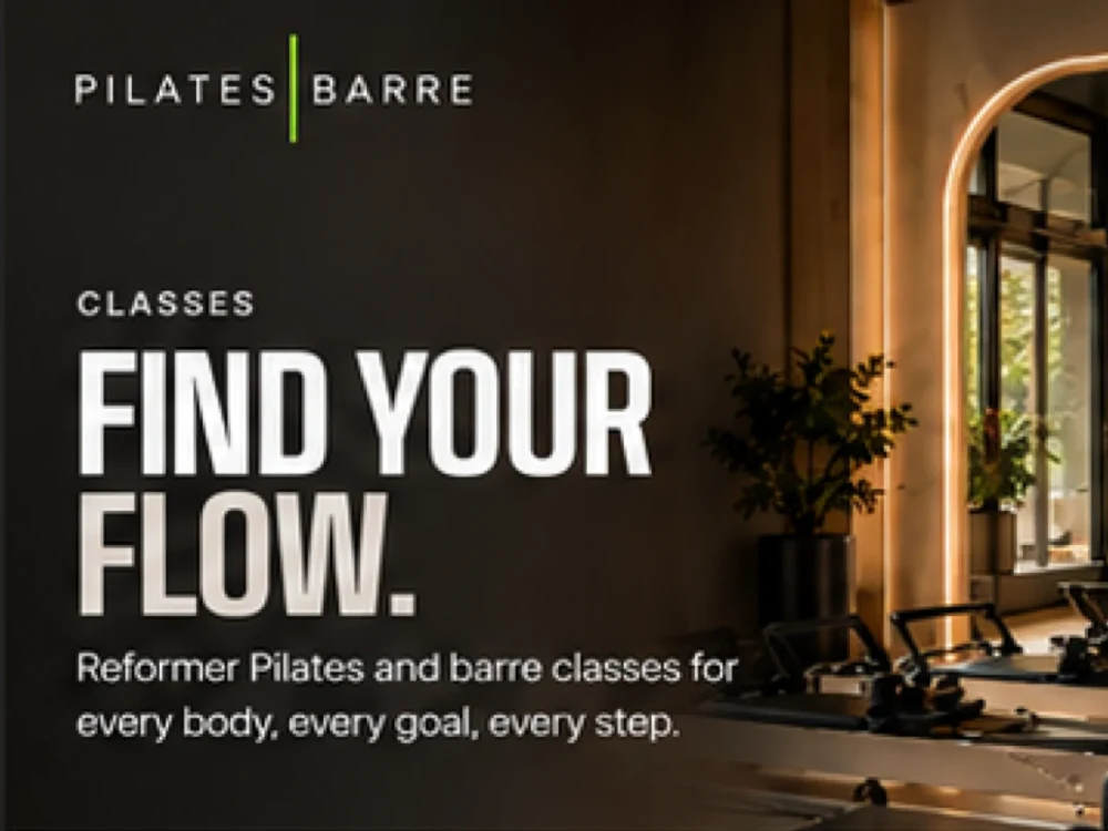 The classes page on mobile: Find your flow