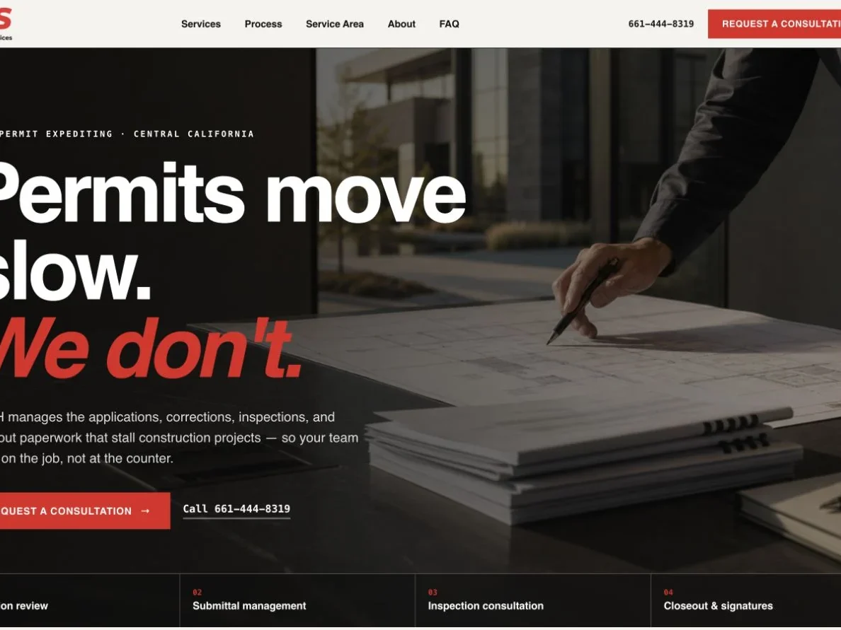 RUSH Permit Services website