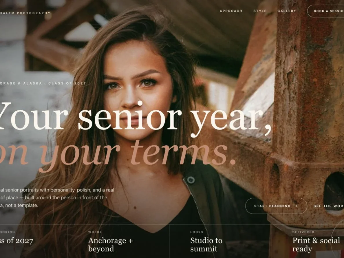 Shalem Photography website