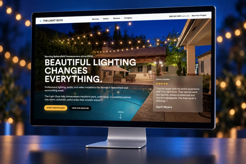 The Light Guys website